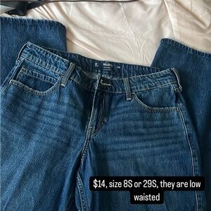 Hollister Blue Low waisted Jeans
